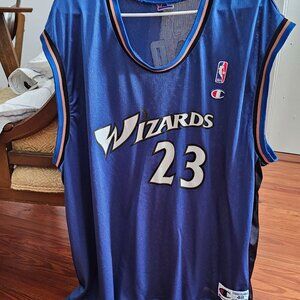 Michael Jordan champion wizard jersey